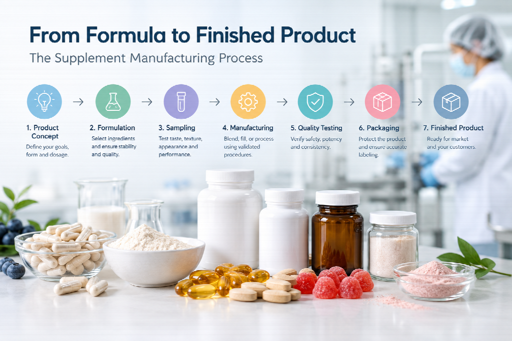 From Formula to Finished Product: How Supplement Manufacturing Works