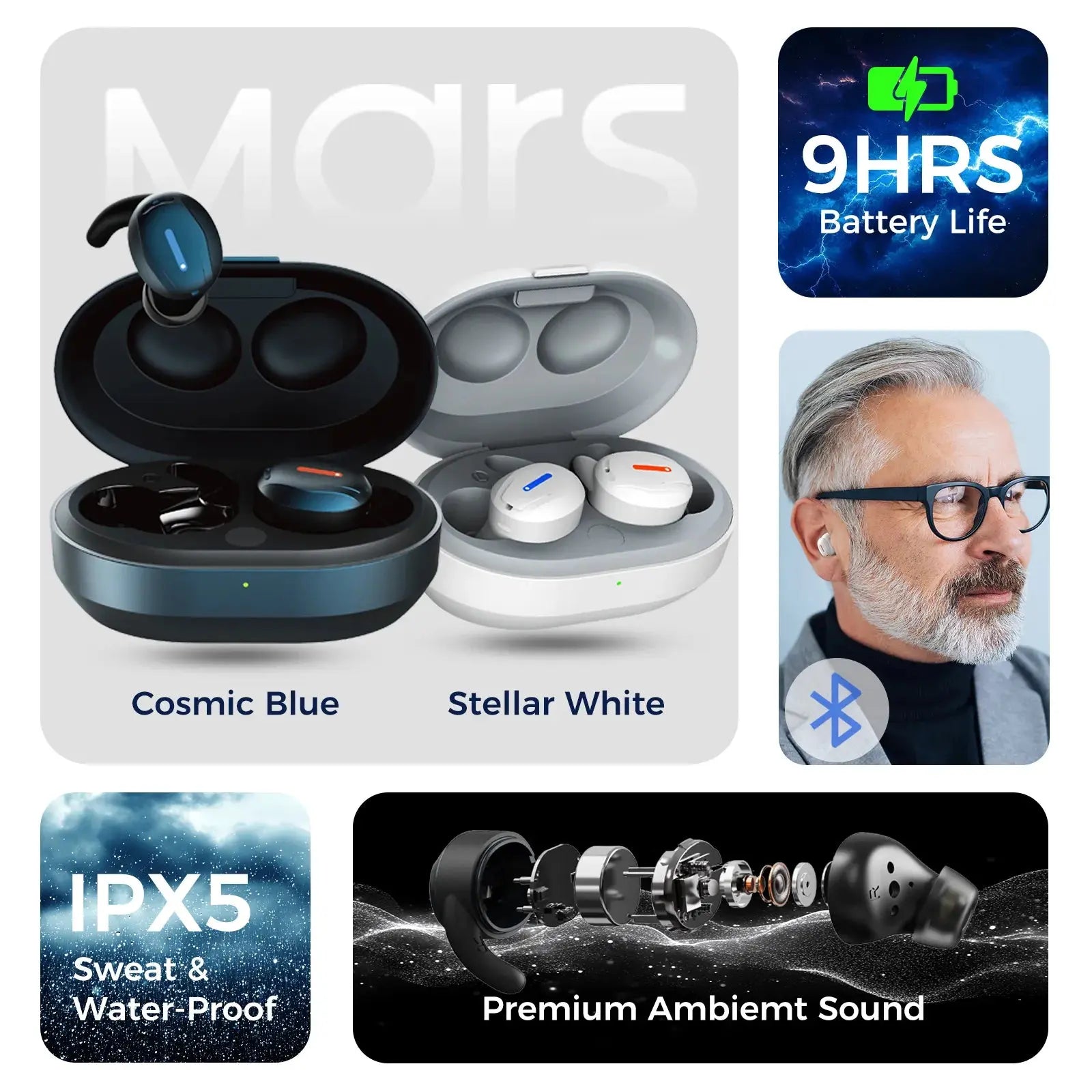 Linner Mars OTC Hearing Aids [FSA & HSA Eligible] Linner