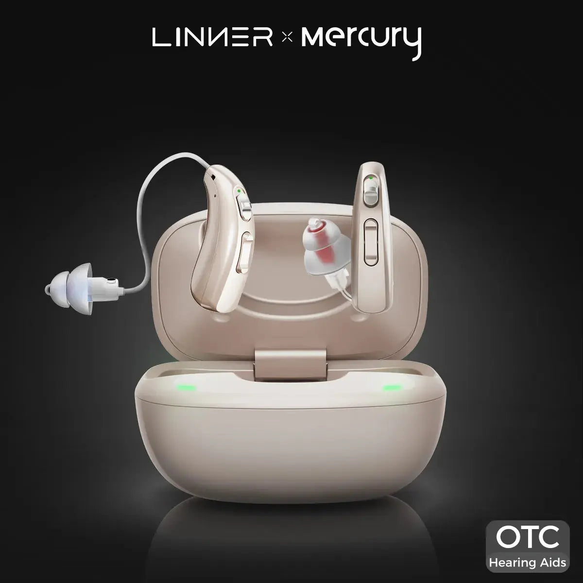 Linner Mercury Clarity OTC Hearing Aids [FSA & HSA Eligible] Linner