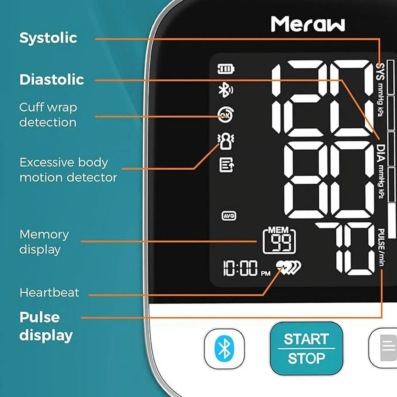 Mearw Cedar Bluetooth Blood Preesure Monitor Linner