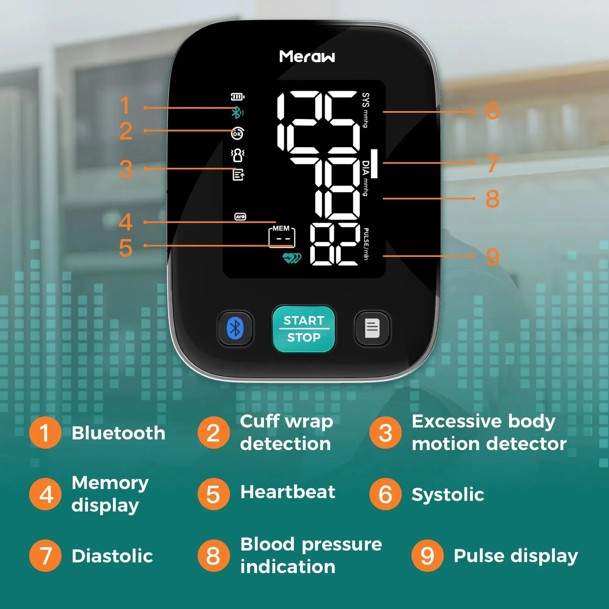 Mearw Cedar Bluetooth Blood Preesure Monitor Linner