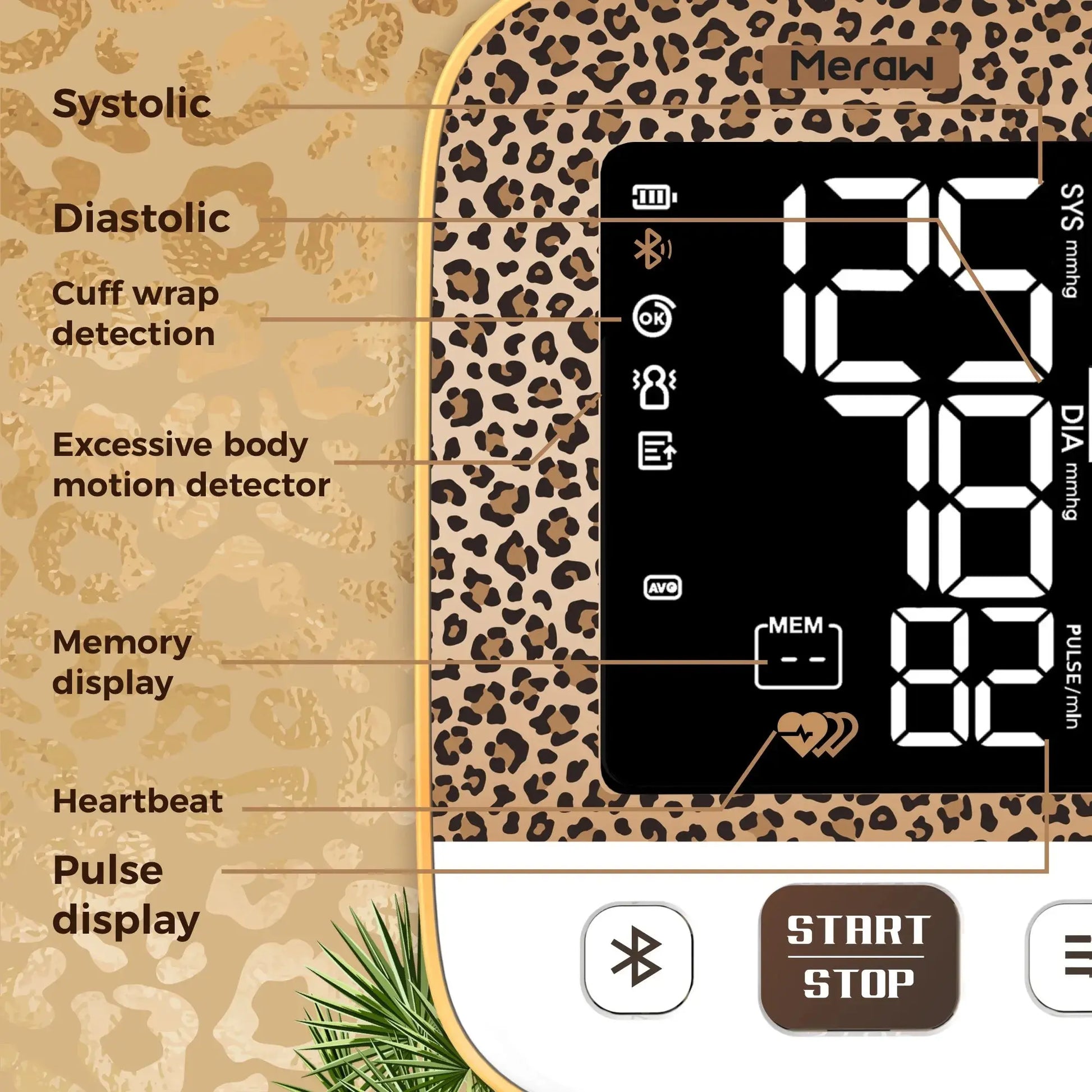 Mearw Cedar Bluetooth Blood Preesure Monitor Linner