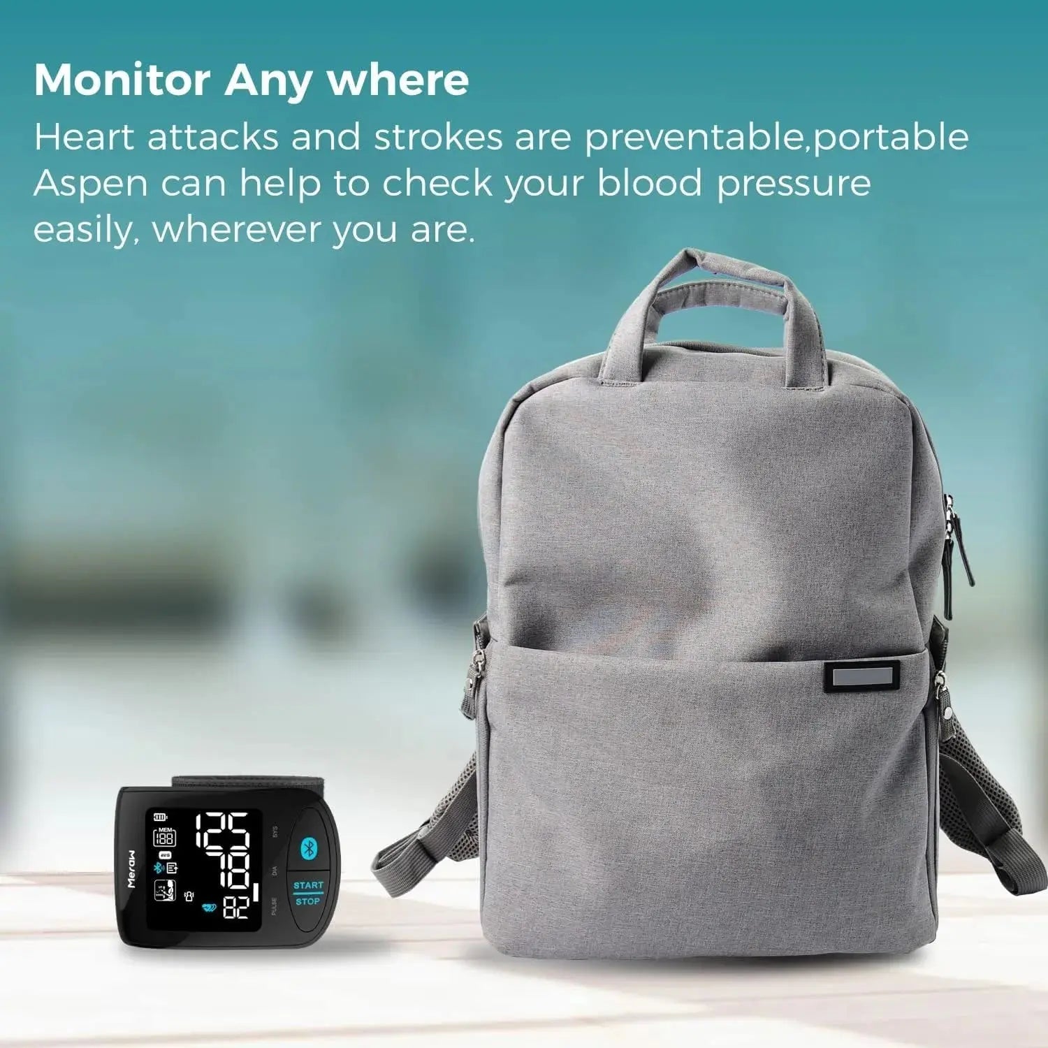 Meraw Aspen Bluetooth Wrist Blood Pressure Monitor Linner